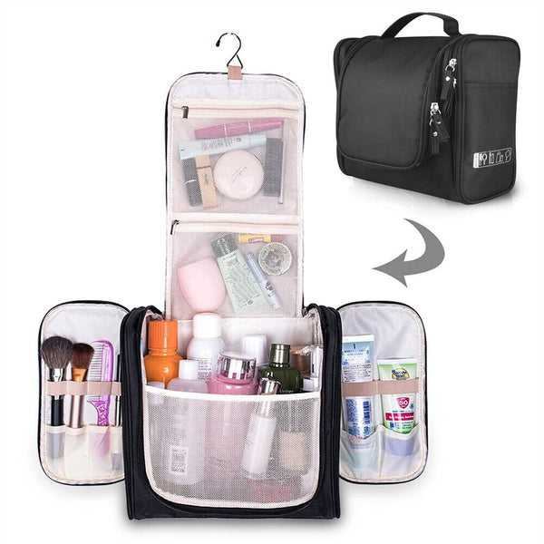 Large Hanging Toiletry Bag Cosmetic Makeup Wash Storage Travel Organizer Pouch