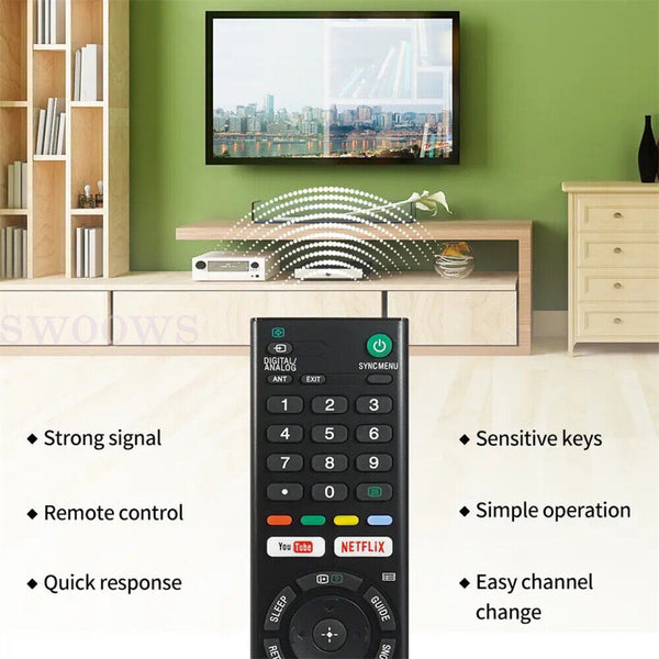 REMOTE CONTROL For SONY TV LCD LED NETFLIX Bravia 4k Ultra HD Smart AU