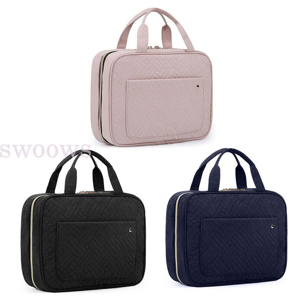 LargeHanging Hook Toiletry Bag Waterproof Travel Makeup Cosmetic Organizer Case+