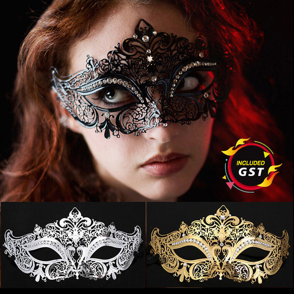 1/2pcs Lady Costume Women Mask Masquerade Party Eye Mask Costume Ball NEW