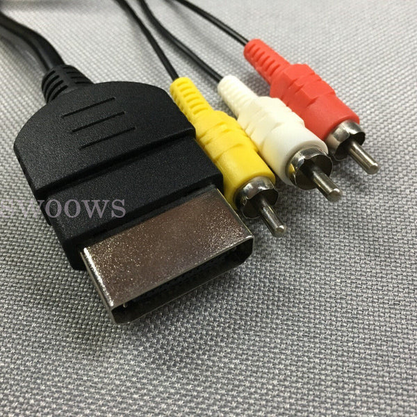 TV AV 3 RCA Cord Audio Video Cable For Microsoft Original/Classic Xbox 1st Gen