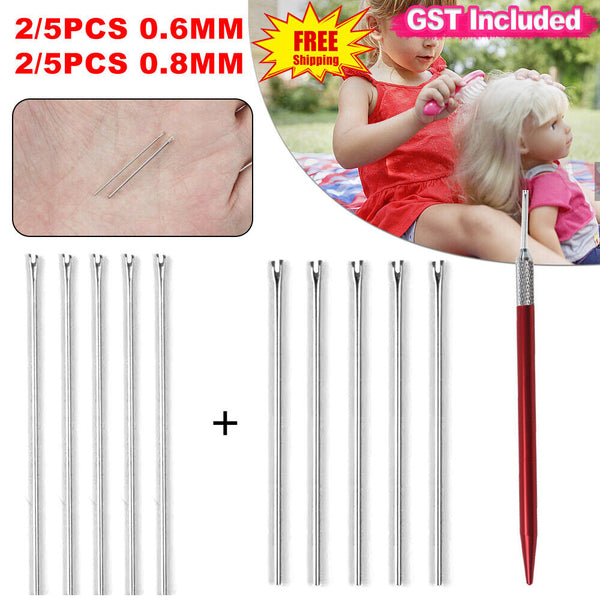 0.6/0.8mm Portable Doll Hair Rerooting Rehair Tool for Doll Hair Making DIY