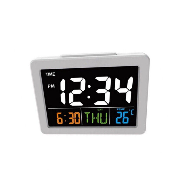 Digital Home Large Big Jumbo LED Wall Desk Clock With Calendar Temperature Clock