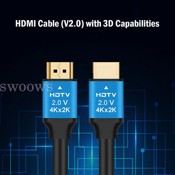 Premium HDMI Cable V2.1 Ultra HD 8K 7680*4320 3D High Speed Ethernet HDR ARC