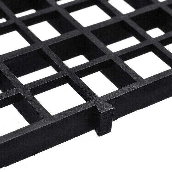 Black Fish Tank Grid Divider Tray Filter Bottom Egg Crate Isolate Aquarium AU