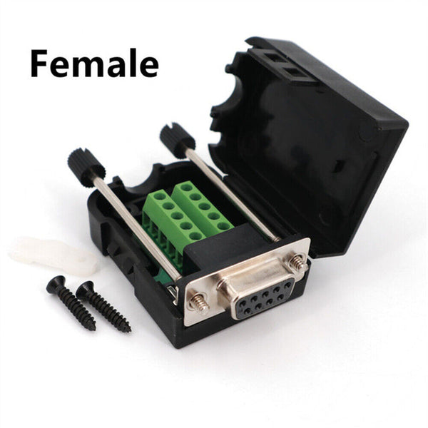 DB9 Male/Female 9Pin to Screw Terminal Connector Signal Module AU Stock