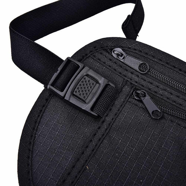 Travel Security Bag Waist Pouch Security Bags Money Belt Secure Card Wallet Bag