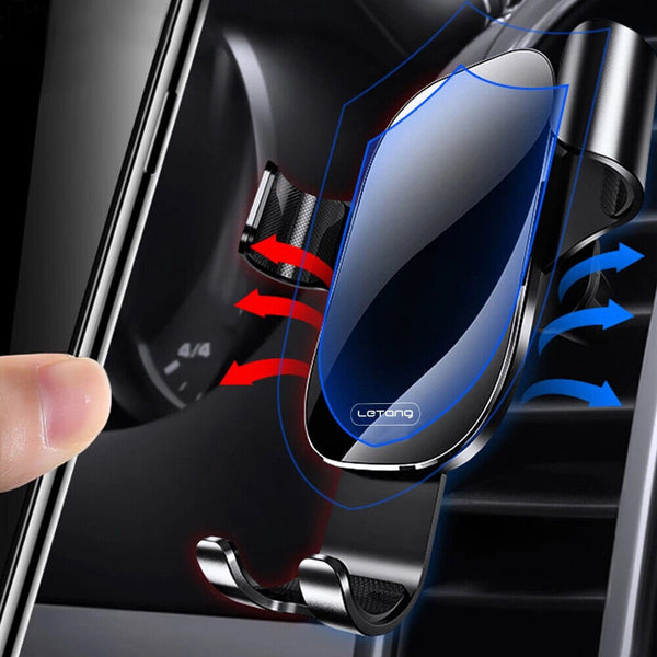 Universal Gravity Car Phone Stand Grip Cradle Air Vent Mount Holder For Mobile