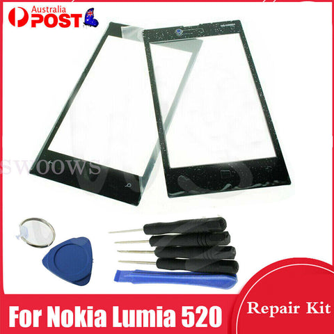 Touch Screen For Nokia Lumia 520 Digitizer Front Glass Panel Replacement Tools