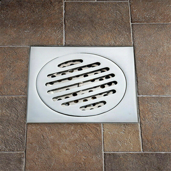 Tile Insert Floor Waste Shower Grate Drain Brass Bathroom Shower Kitchen AU