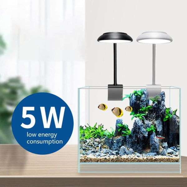 360º Aquarium Light LED Lamp Aqua Plant Fish Tank Lighting Clip-On Bracket Light