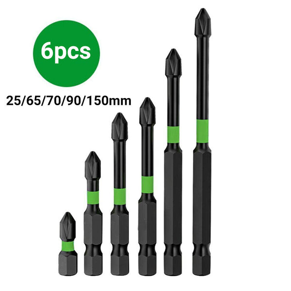 Hardness Batch Head PH2 Screwdriver Bits Cross Bit Set Magnetic Cross Impact