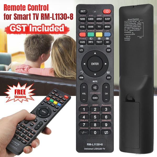 Universal TV Remote Control LCD/LED For Sony/Samsung/Panasonic/LG/TCL/Soniq AUS