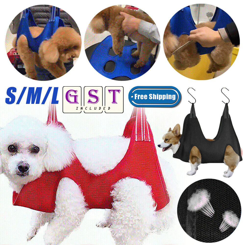 Pet Dog Cat Grooming Restraint Bags for Bathing Trimming Nail Hammock Helper +