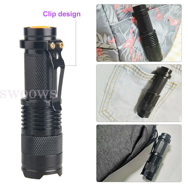 UV Ultra Violet LED Flashlight Blacklight Light 365 nM 395 Inspection Lamp Torch