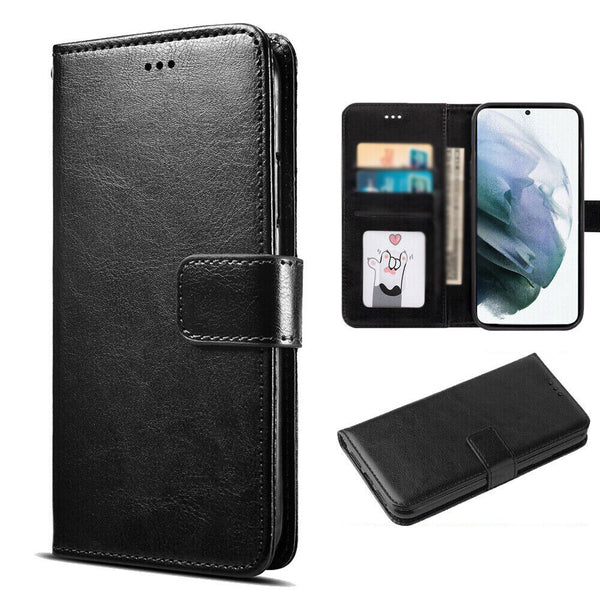 PU Leather Card Wallet Case Cover Multifunctional For Samsung Galaxy S24 Ultra