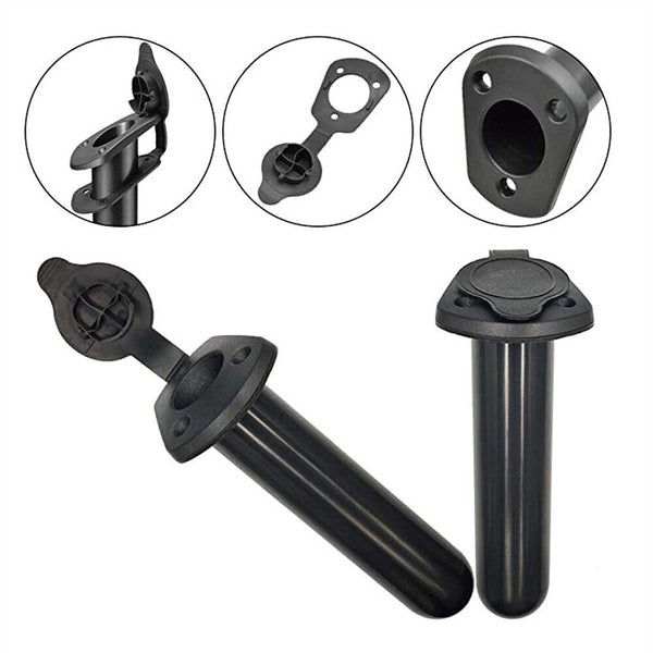 1/2X With Cap Cover Fishing Boat Rod Holder for Kayak Pole Bracket Flush Mount