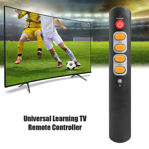 Universal 6 Key Learning Remote Control Big Yellow Button Copy IR Remote AU