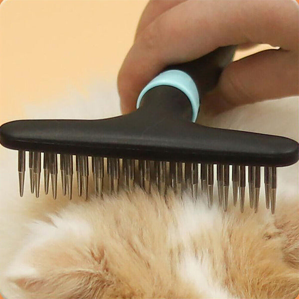 Dog Pet Cat Grooming Comb Brush Long Hairs Undercoat Rake Deshedding Long Short