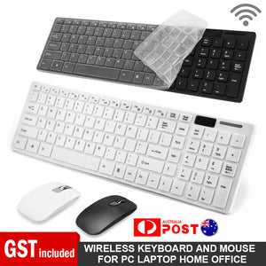 Wireless Keyboard and Mouse Combo Bundles Ergonomic for PC Laptop Home Office