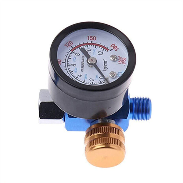 1/2Spray Gun Air Pressure G1/4 Regulator Gauge Adjust forCarAuto Repair Painting