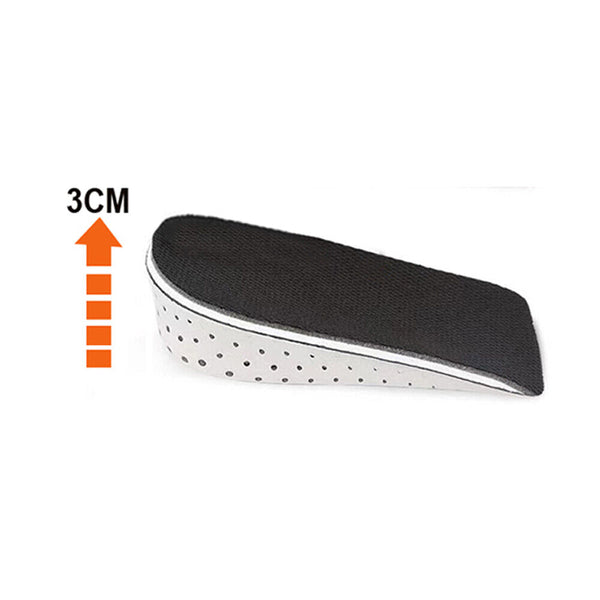 Unisex Insole Heel Lift Insert Shoe Pad Height Increase Cushion Taller Foot Pad