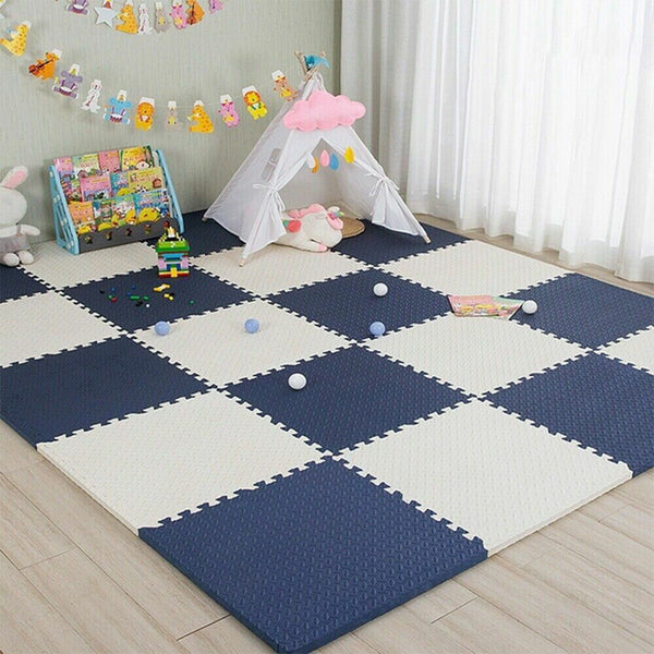 6-24X Interlocking Heavy Duty EVA Foam Gym Flooring Floor Mat Mats Kids Playmat