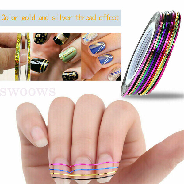 38PCS Nail Art Brushes Dotting Pen Polish Tool Design Set Brush Painting Drawing