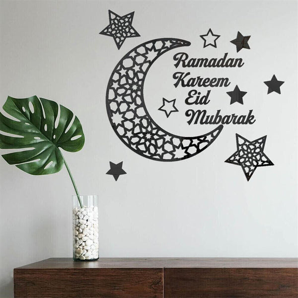 Eid Mubarak Wall Stickers Ramadan Decoration For Home Islamic Muslim Party Deco