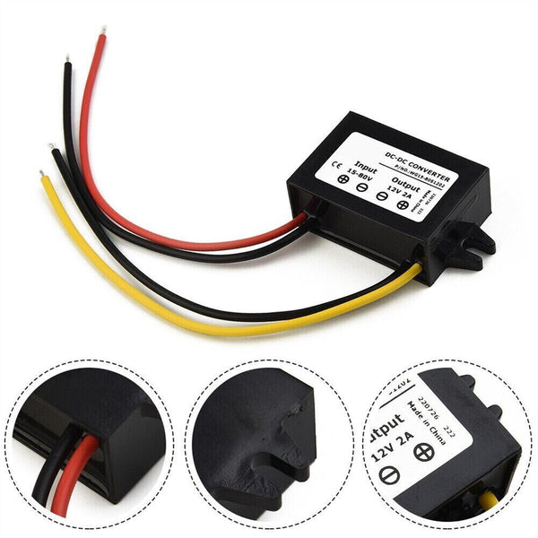 15-72V 18V 24V 36V 48V 60V To 12V 2A 60W DC-DC Step-Down Module-Converter