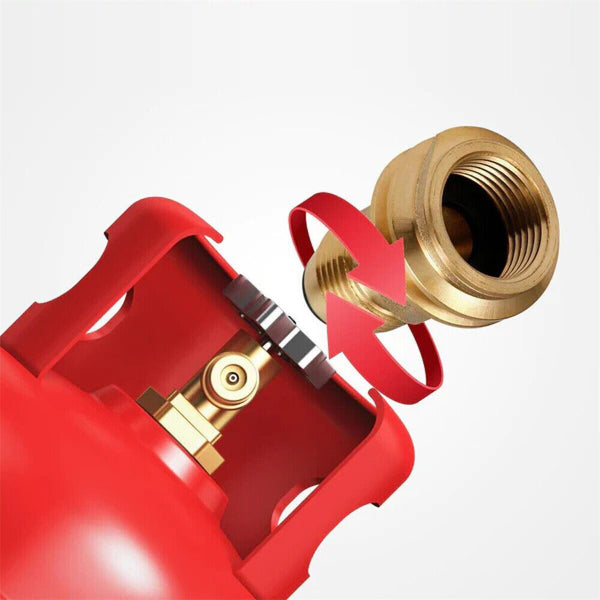 Propane Tank Converts LP Gas Bottle Adapter Valve POL To QCC1 Outlet Brass Parts