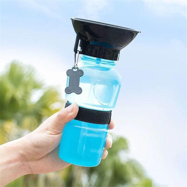 500ml Dog Cat Water Drinking Bottle Detachable Travel Cup Portable Pet Feeder AU