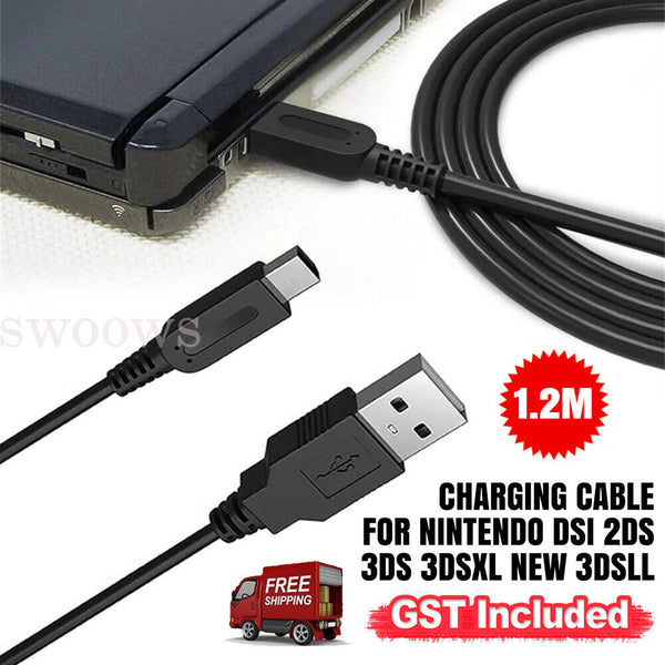 USB Charger Charging Power Cable for Nintendo DSI 2DS 3DS 3DSXL NEW 3DSXL