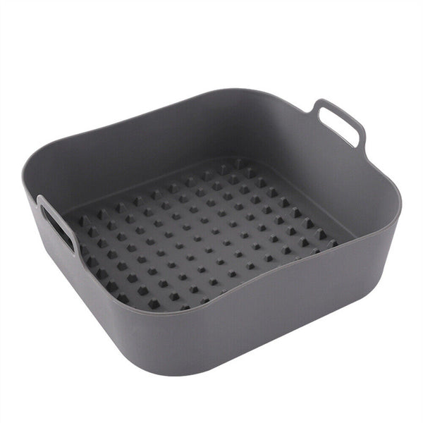 Square Air Fryer Mat Silicone Pot Baking Tray Liner Reusable Oven Accessories AU