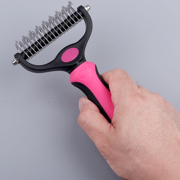 Dog Pet Cat Grooming Comb Brush Undercoat Rake Dematting Deshedding Trimmer Tool