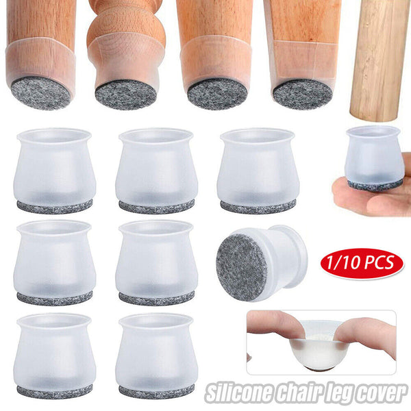 UP24x Chair Leg Floor Protector Furniture Table Feet Cover Silicone Cap Pads Cap