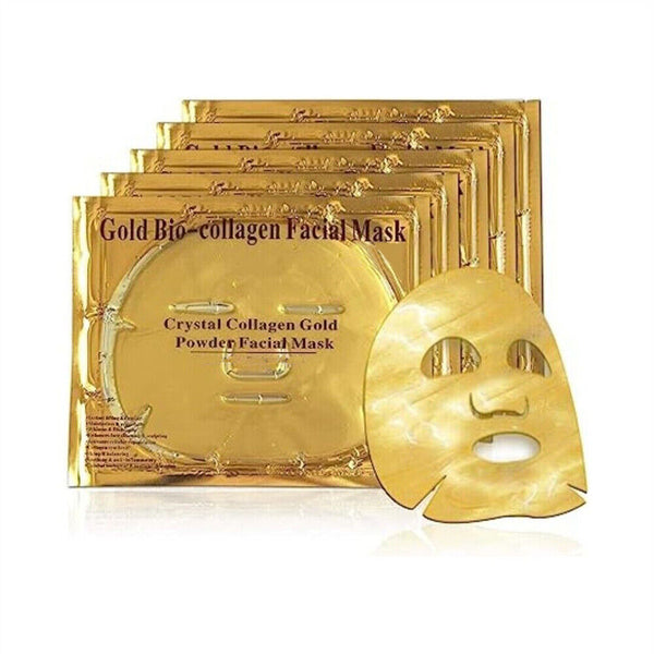 1-10x Anti Ageing Face Mask Gold Bio-Collagen Anti Wrinkle Face Mask Skin Care