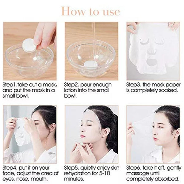 Disposable Facial Pure Cotton Paper Face Sheet Ultra-thin DIY Cosmetic