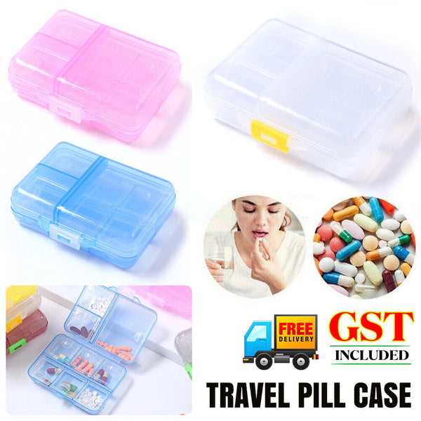 Travel Pill Case Pocket Pharmacy Portable Small Organizer Weekly Medicine Box