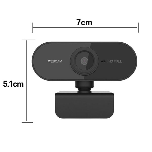 Full HD1080P Webcam with Microphone USB Streaming Camera For PC MAC Laptop 1/2pc