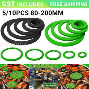 5/10 x 80-200mm Fish Feeding Rings Aquarium Tank Station Floating Food Feeder