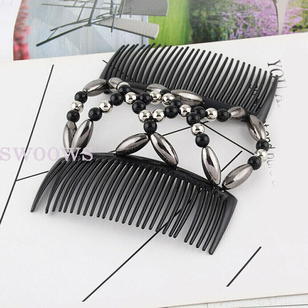 Layer Hair Clips Double Bangs Hairstyle Hairpins Styling Clip Twist Barrettes AU