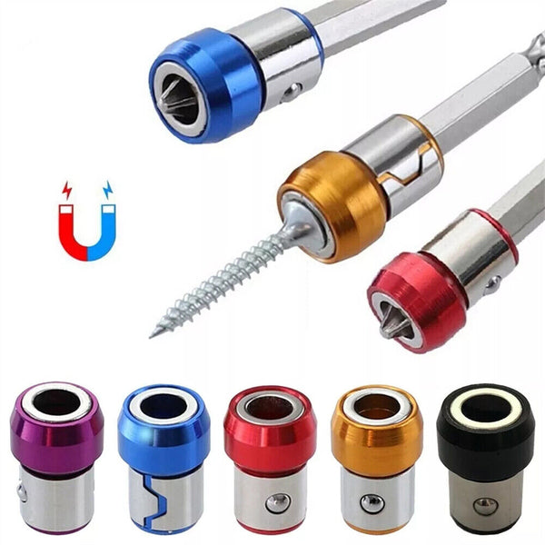 5X Magnetic Ring Screwdriver Electric Hex Bit Head Strong Magnetizer Tool Head