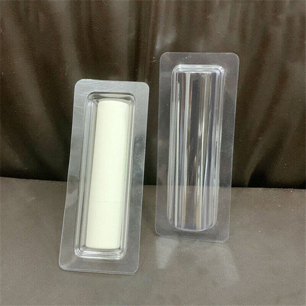 10-50Pcs Clear Plastic Dome Lip Balm Pouch Money Holder Craft Waterproof Sticker