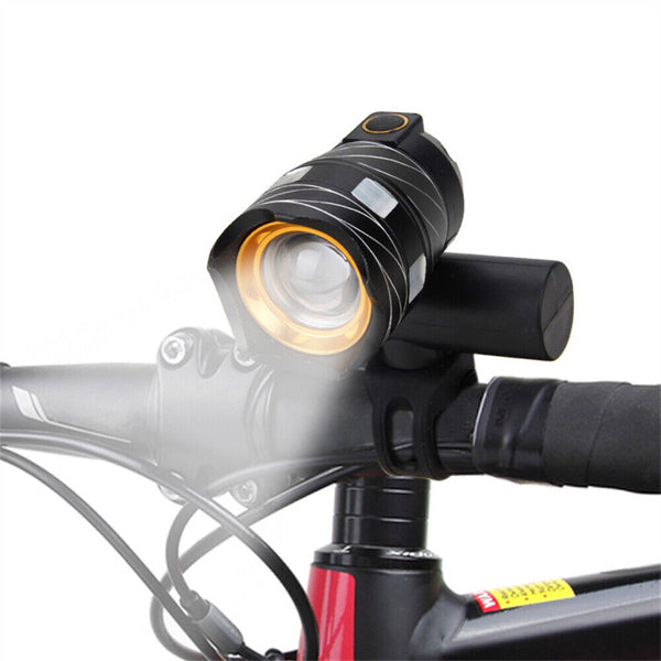 Rechargeable XM-L T6 LED MTB Bike Bicycle Led Light Front Headlight w/USB Cable