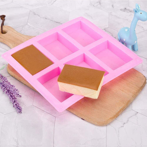 3Pcs Silicone Soap Mold DIY Handmade Soap Making Rectangle  Shape Molds AU