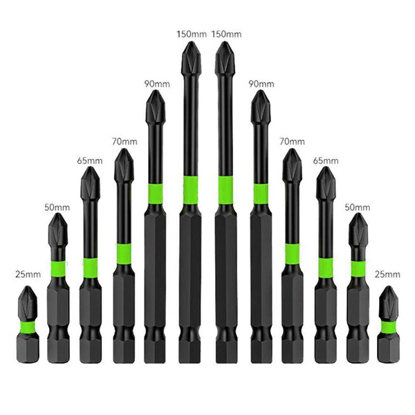 Hardness Batch Head PH2 Screwdriver Bits Cross Bit Set Magnetic Cross Impact