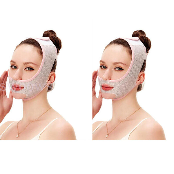 1/2pc Beauty Face Sculpting Sleep Mask V Line Lifting Mask Facial Strap Slimming