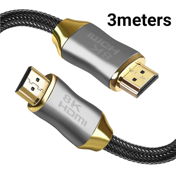 Premium HDMI Cable V2.1 V2.0 8K 4K Ultra HD XBOX PS4 PS5 TV High Speed HEC ARC