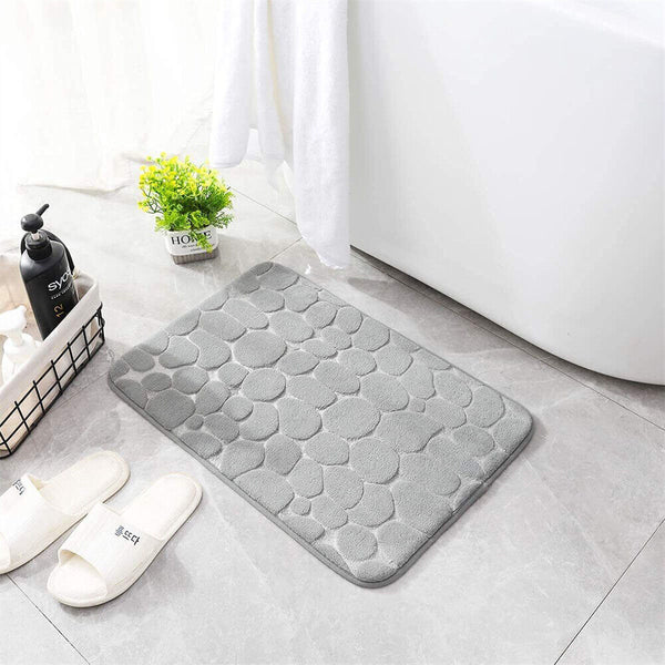 Non-slip Bathroom Carpet Super Absorbent Memory Foam Shower Bath Mat Door Mat